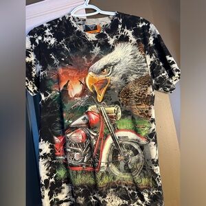 vintage All Over Rock Eagle Tee